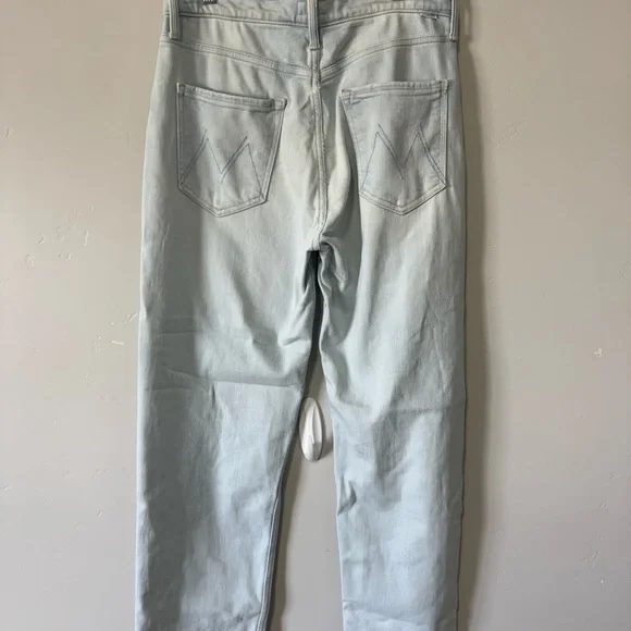 MOTHER Light Blue High-Waisted Jeans - Picture 2 of 5